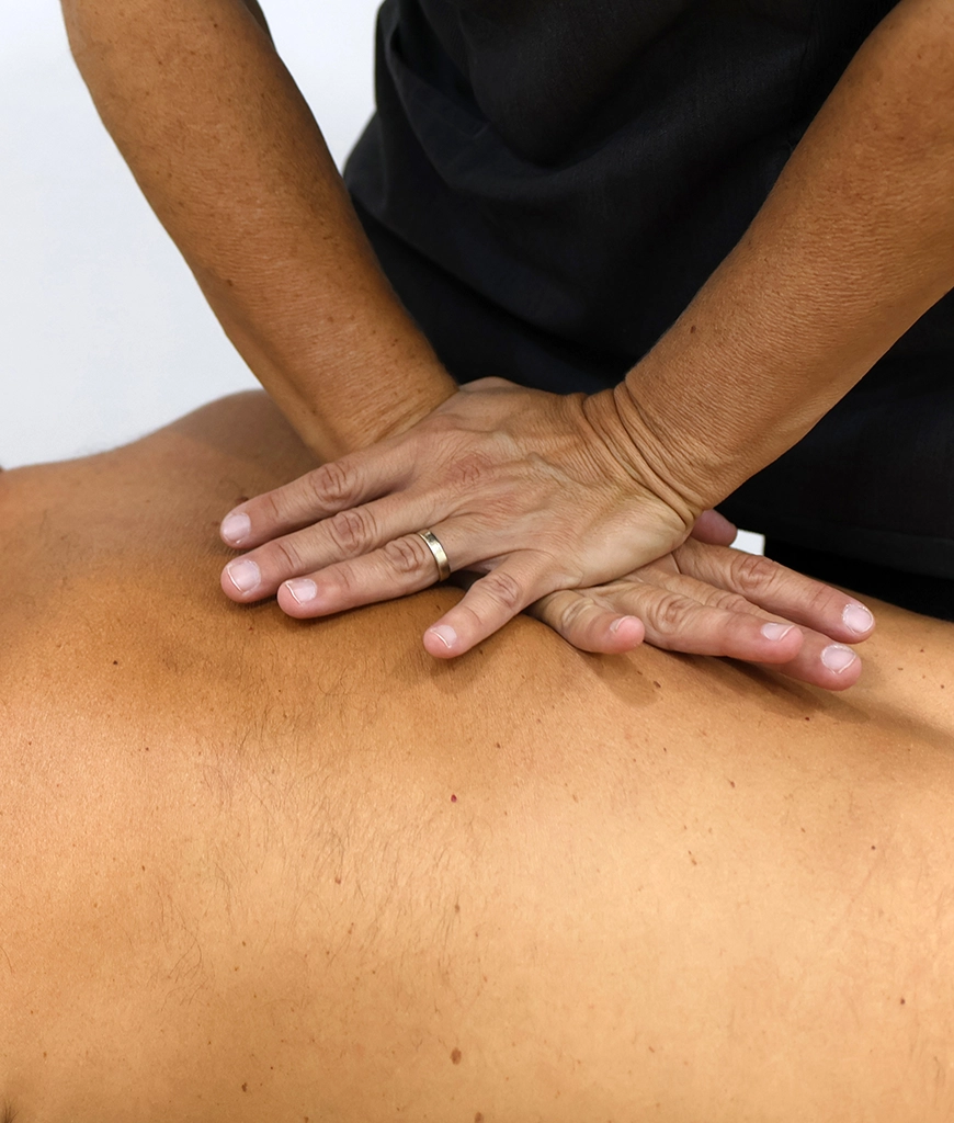 Quiropràctic treballant